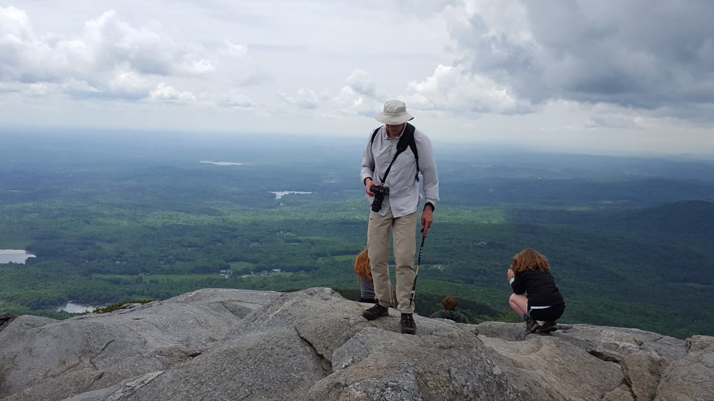 Monadnock-028-2018-06-07 Bill at the summit of Monadnock